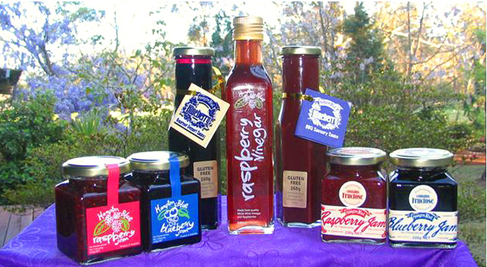 Hampton Blue james, coulis, sauces and vinegars